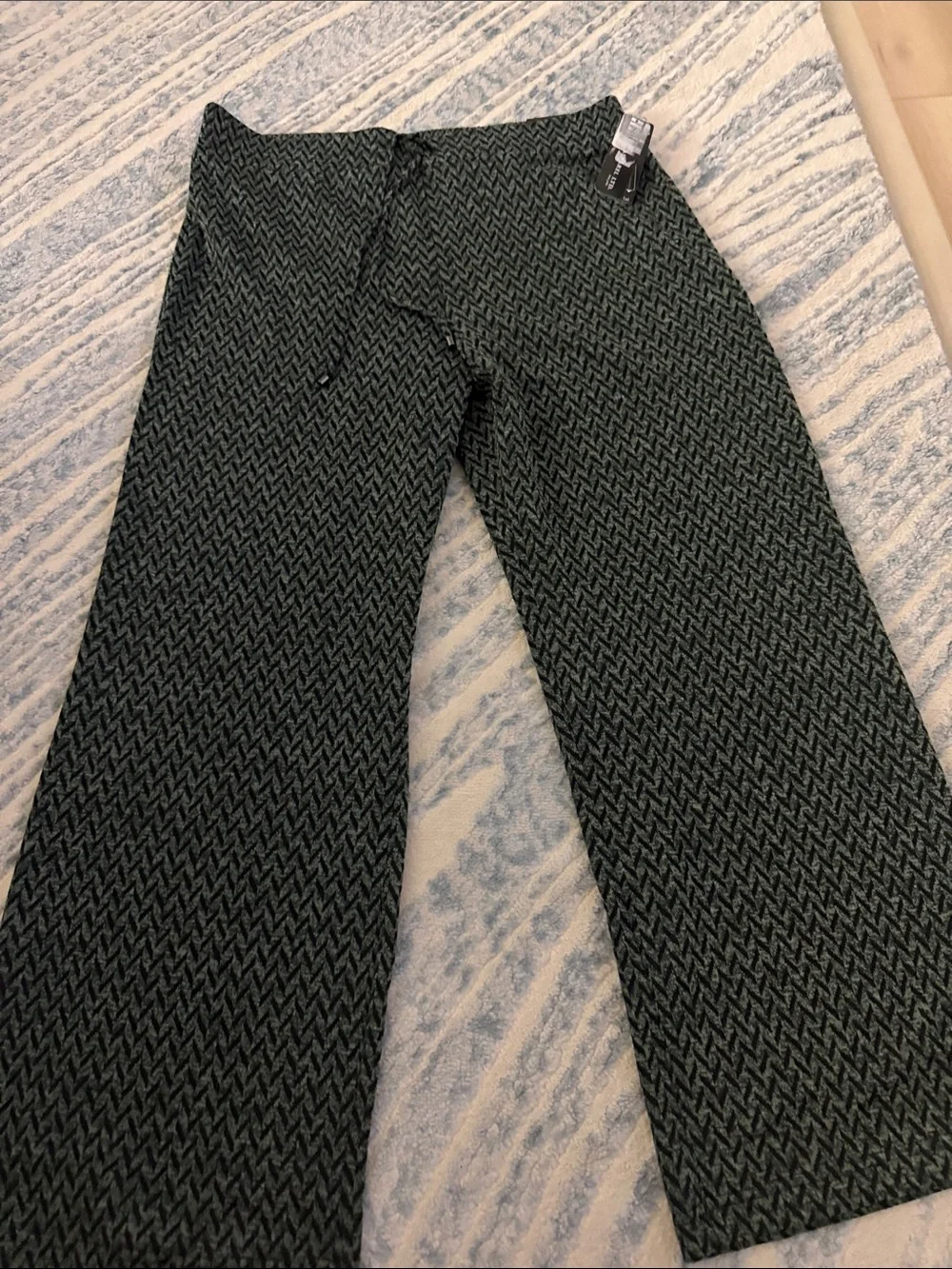 NWT Soho Apparel Green/Black Drawstring Pants Sizes L & XL